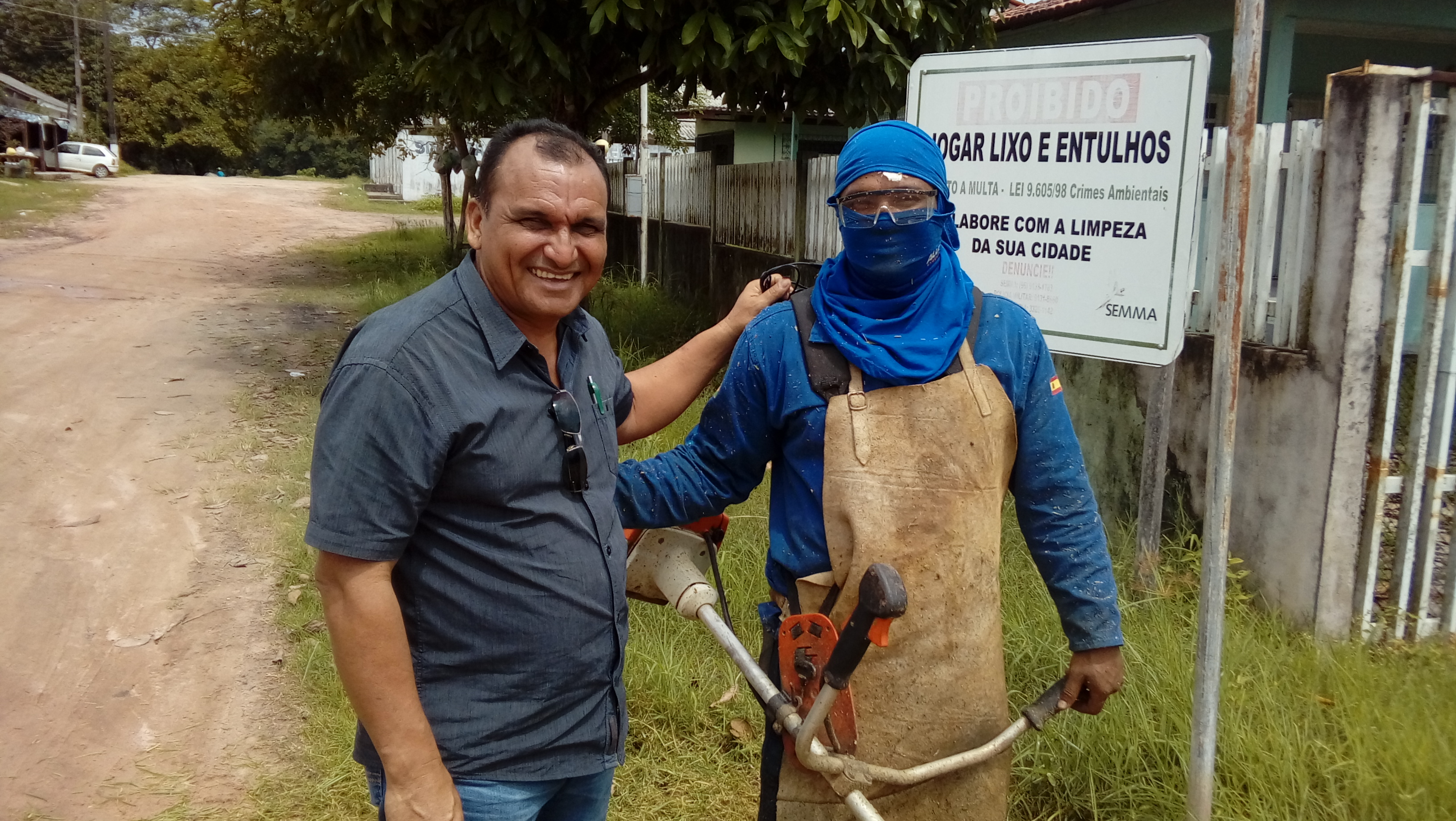 PRIMEIRO MUTIRÃO DE LIMPEZA URBANA